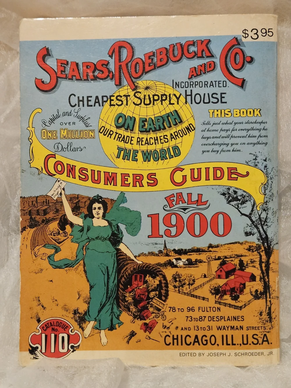 1970 Vintage Miniature Reproduction of the Sears, Roebuck and Co. Fall Catalog